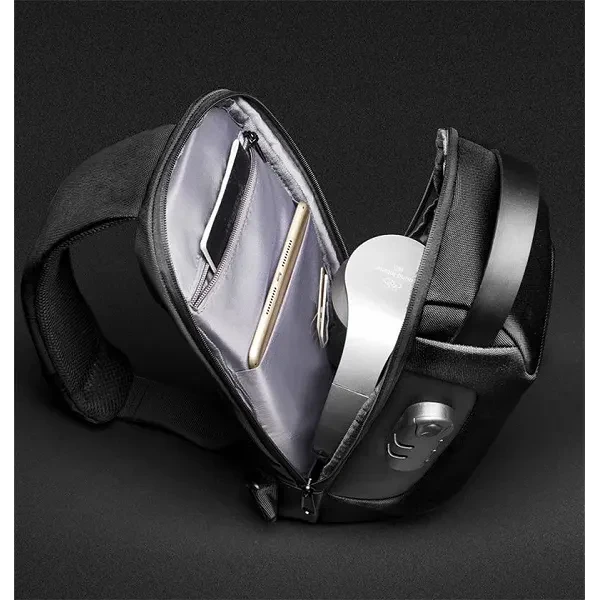 Blue Waterproof Crossbody Cross Bag Multi-Functional Short Travel Messenger Ches