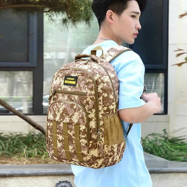 Camo Travel Backpack - Stylish & Spacious Multi-Color High-Quality