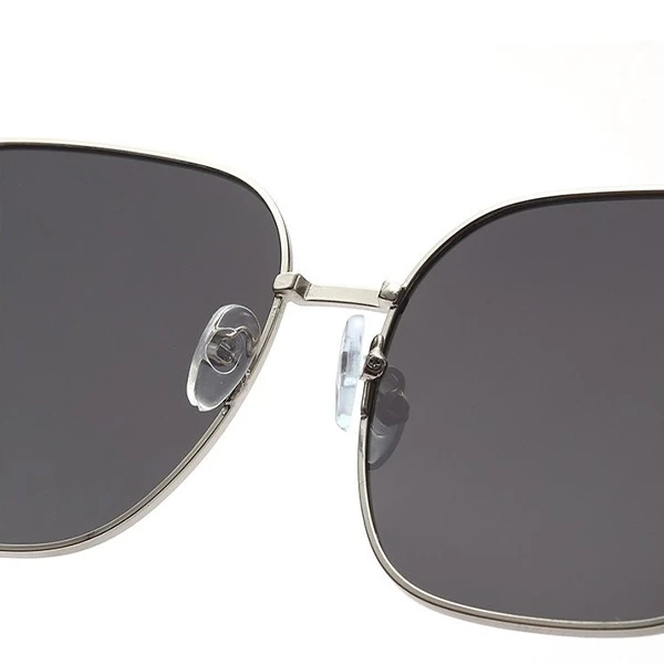 Fashionable Square Frame Sunglasses Metal Frame UV Sun Protection Unisex Glasses