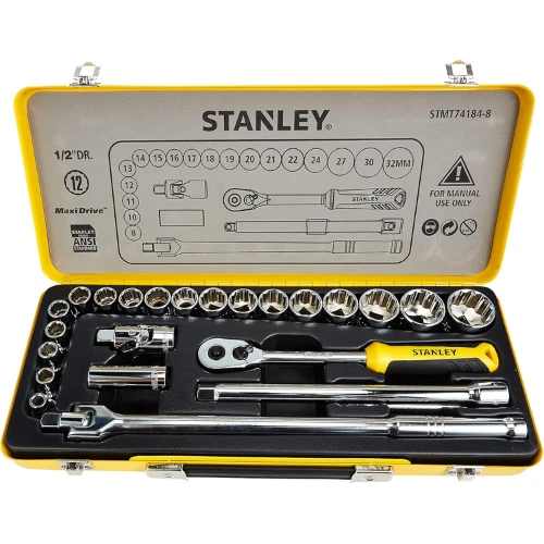 STANLEY STANLEY® Metal Case Socket Set  74184