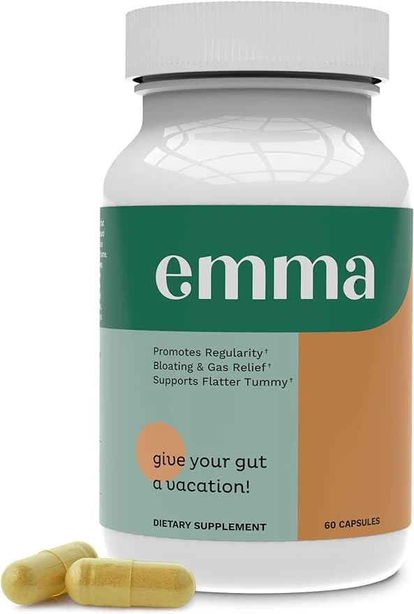 Emma Gut Health - Gas and Bloating Relief, Constipation, Leaky Gut Repair - Gut