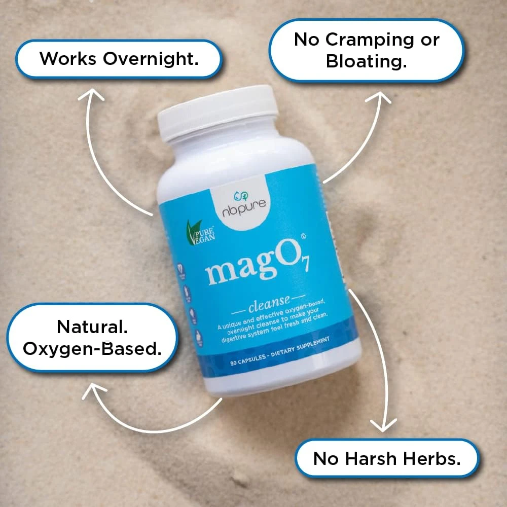 nbpure MagO7: Gut & Digestive Cleanse 180 Capsules
