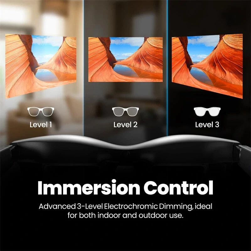 XREAL Air 2 Pro AR Smart Glasses with 3-level Electrochromic Dimming Built-in 33