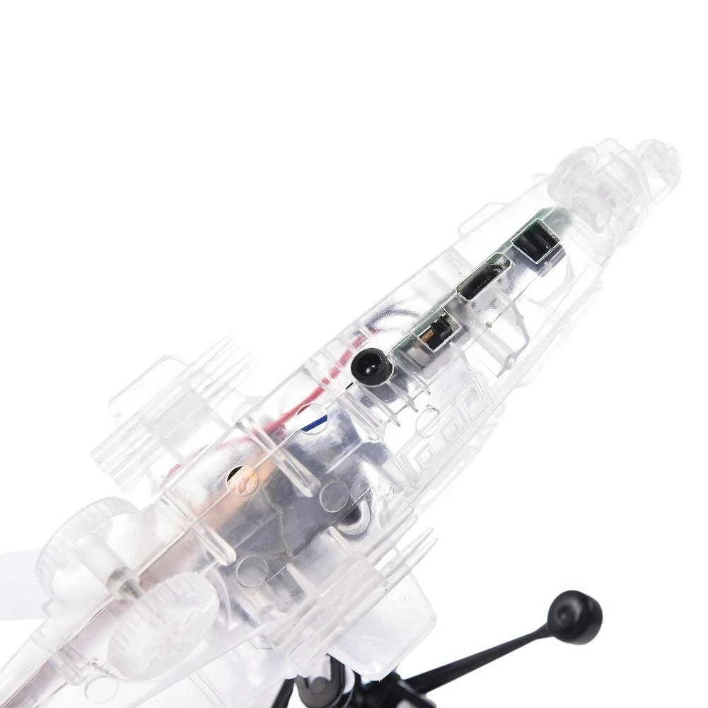 Gesture Sensing Smart Levitation Led Light Altitude Hold Transparent RC Helicopt