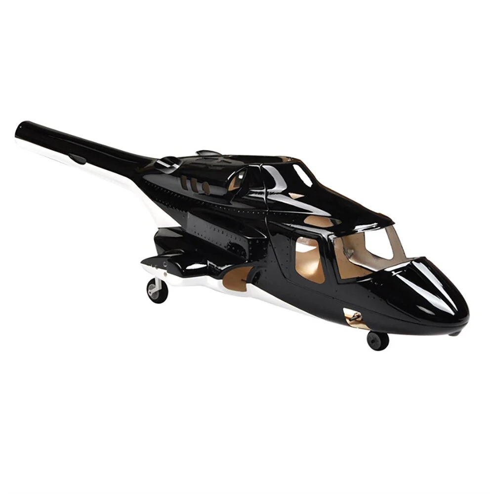 Airwolf RC Helicopter Fuselage for 450 Class RC Helicopter - Black