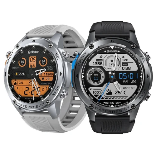 Zeblaze Stratos 2 Ultra Smart Watch - 1.43" HD AMOLED, GPS Dual-Band GNSS, 10 AT