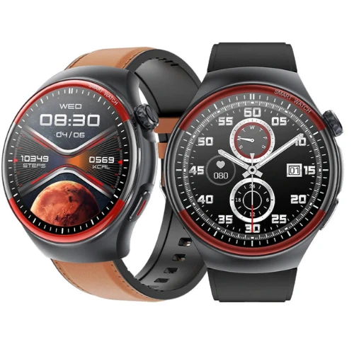 T82 Smart Watch - 1.43" AMOLED, Non-Invasive Blood Glucose, HRV, NFC, Bluetooth