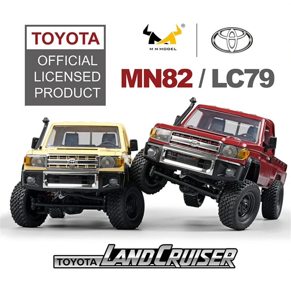 MNRC MN82 RTR 1/12 2.4G 4WD RC Car for TOYOTA Land Cruiser LC79 Rock Crawler LED