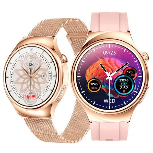 ET390 Smart Watch - 1.27" HD Screen, Women's Health Customization, ECG, AI Medic