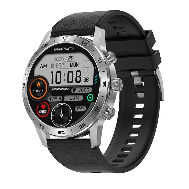 DT70+ Smart Watch - 1.45" HD Screen, NFC, AI Voice Assistant, GPS, ECG, IP68 Wat