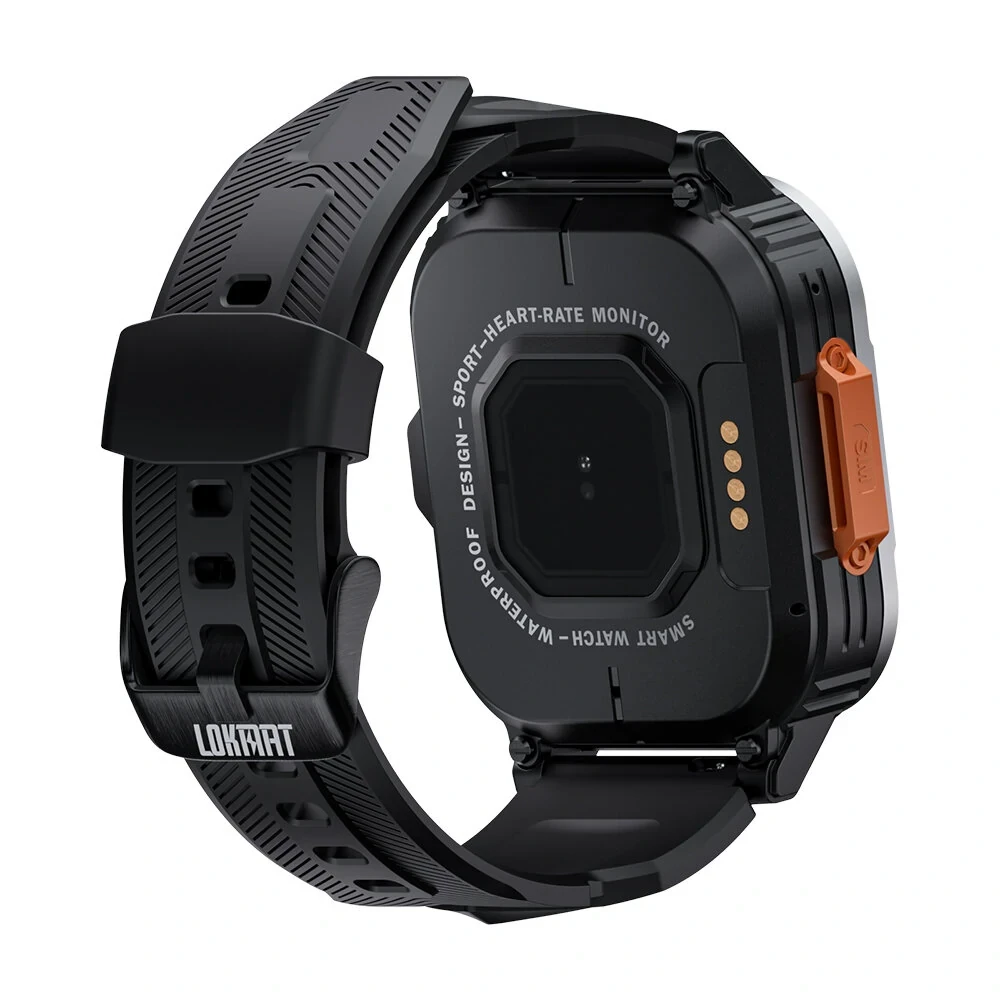 LOKMAT APPLLP 4 MAX Smart Watch - 2.02" HD Screen, 4G Android, GPS, Dual Camera,