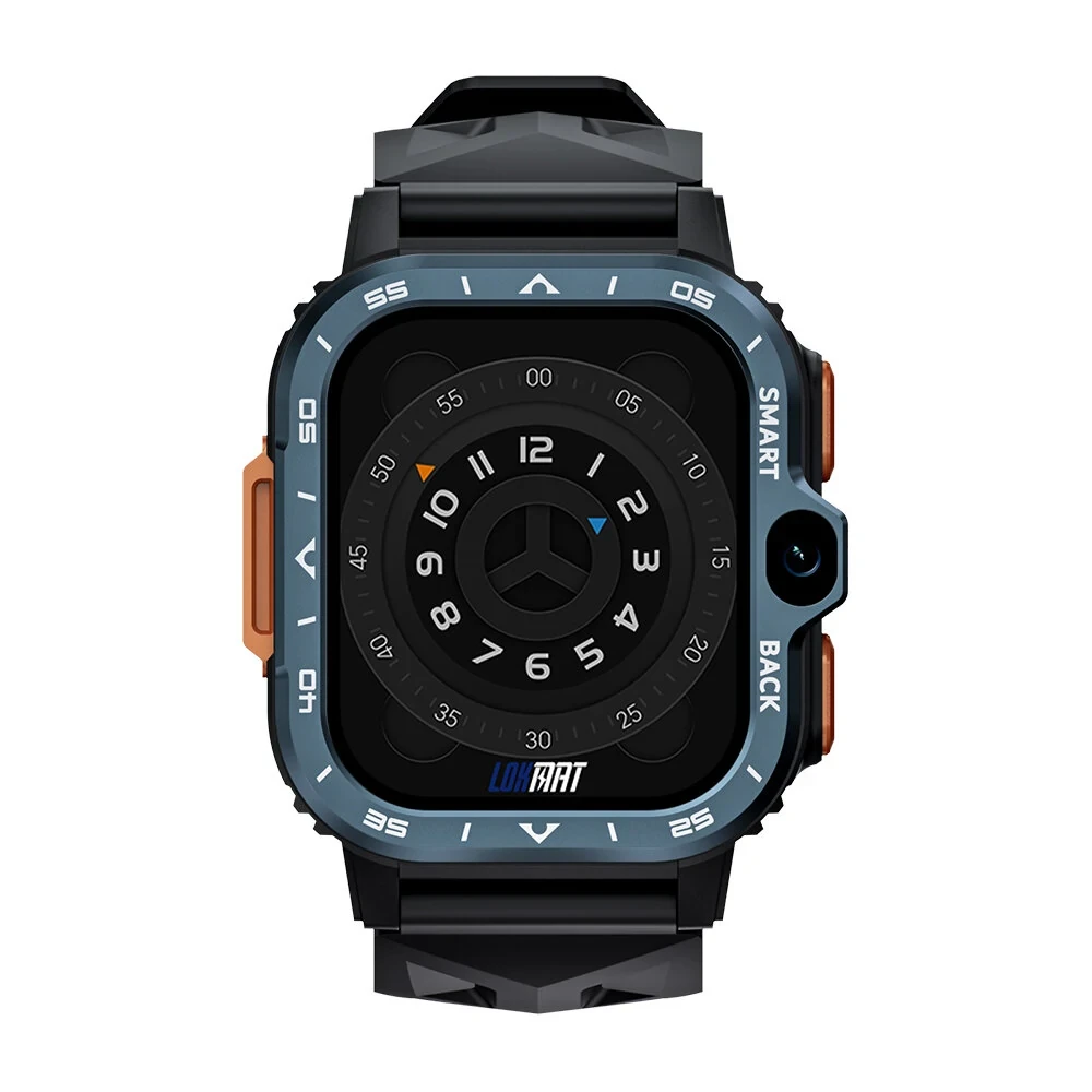 LOKMAT APPLLP 4 MAX Smart Watch - 2.02" HD Screen, 4G Android, GPS, Dual Camera,