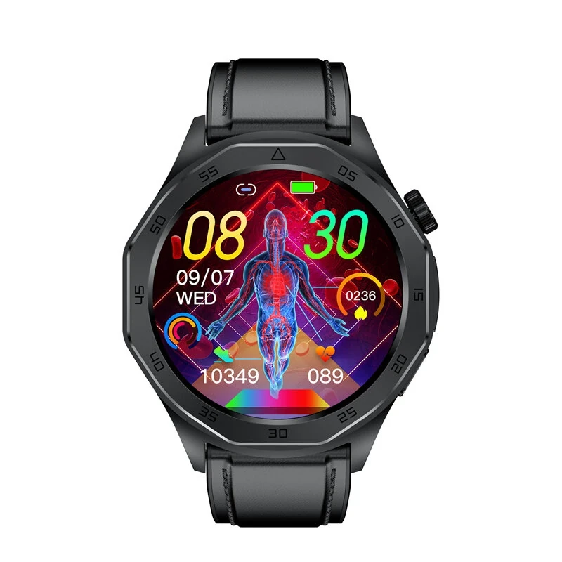 ET480 Smart Watch - 1.43" AMOLED, ECG, Non-Invasive Glucose, Health Monitoring, 