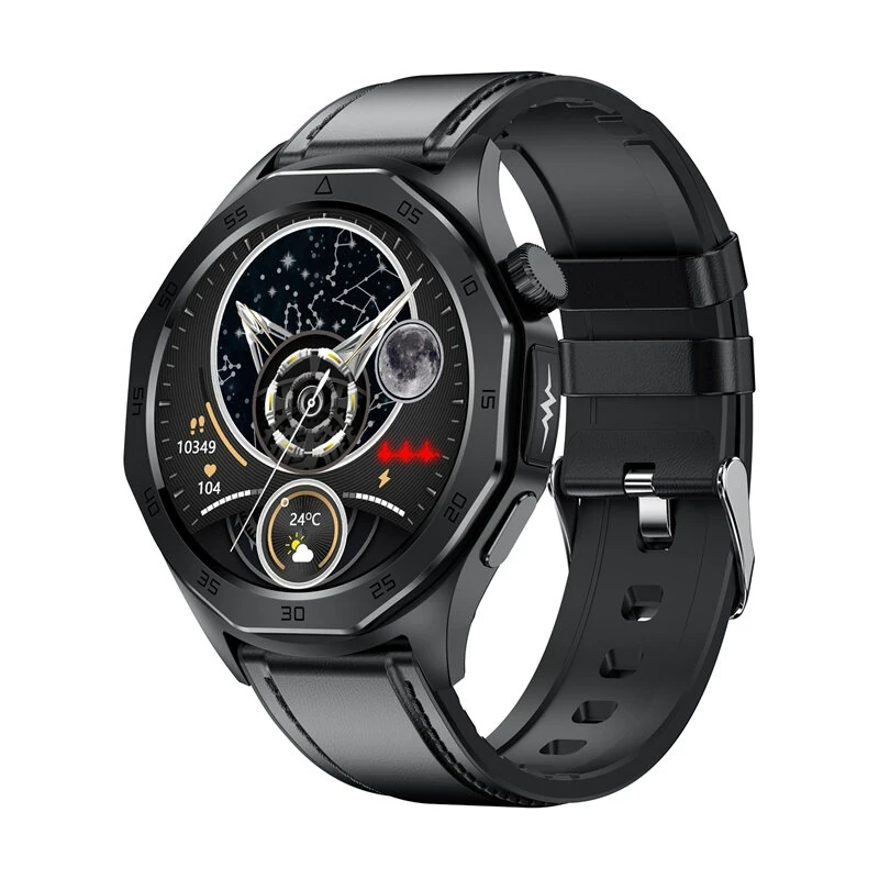 ET480 Smart Watch - 1.43" AMOLED, ECG, Non-Invasive Glucose, Health Monitoring, 