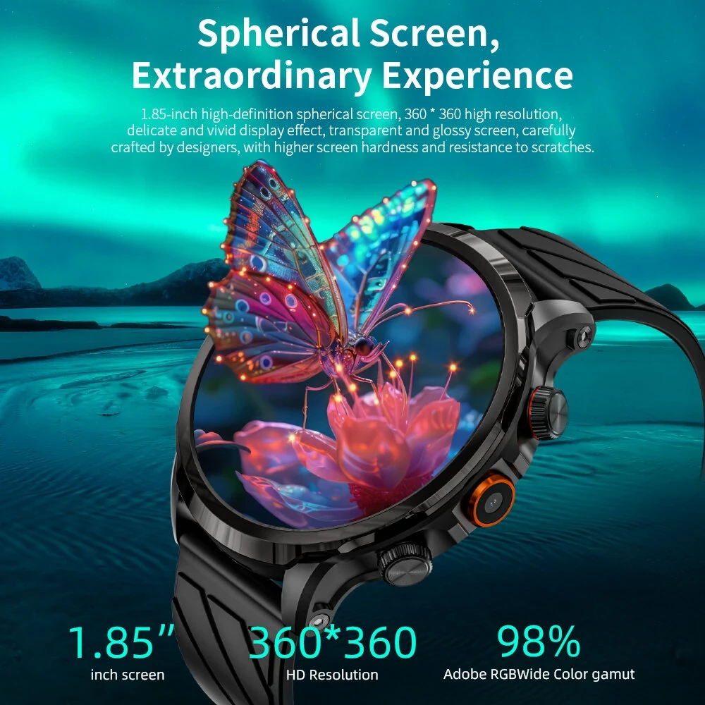 LOKMAT APPLLP 8 PRO Android 4G 5G 1.85 inch HD 200W HD Camera Wifi Call Wacth He