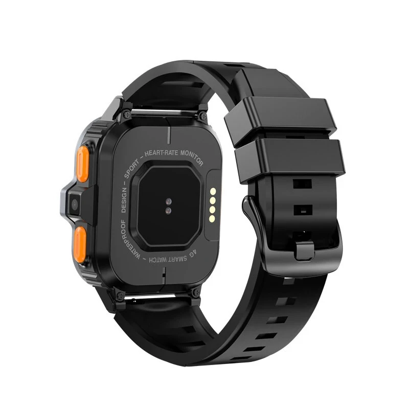 PGD Watch - 2.03" HD Screen, 4G Quad Core, Bluetooth Call, Dual Cameras, Health 