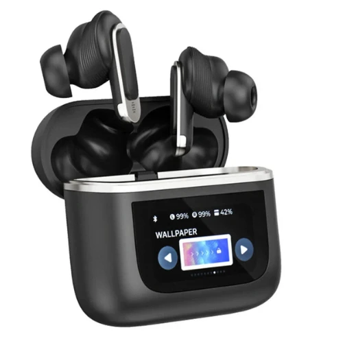 BlitzWolf BW-FYE16 TWS Earbuds - LED Screen, ANC, 32h Battery, 3D Audio, IPX5
