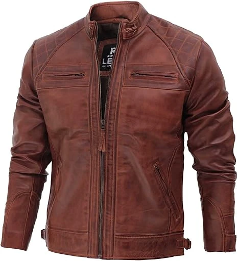 Leather Jacket Men