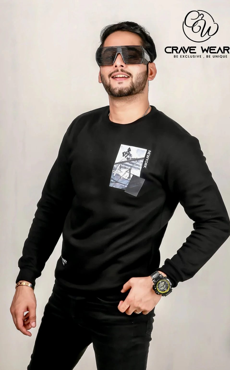 Printed Sweat Shirt For Men And Women