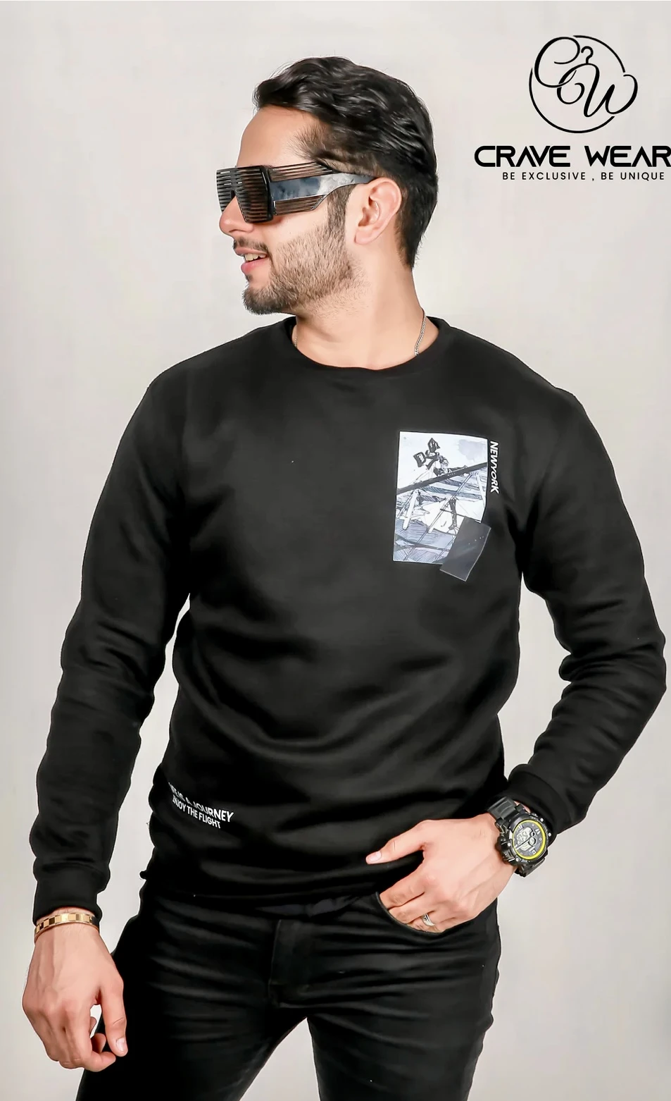 Printed Sweat Shirt For Men And Women