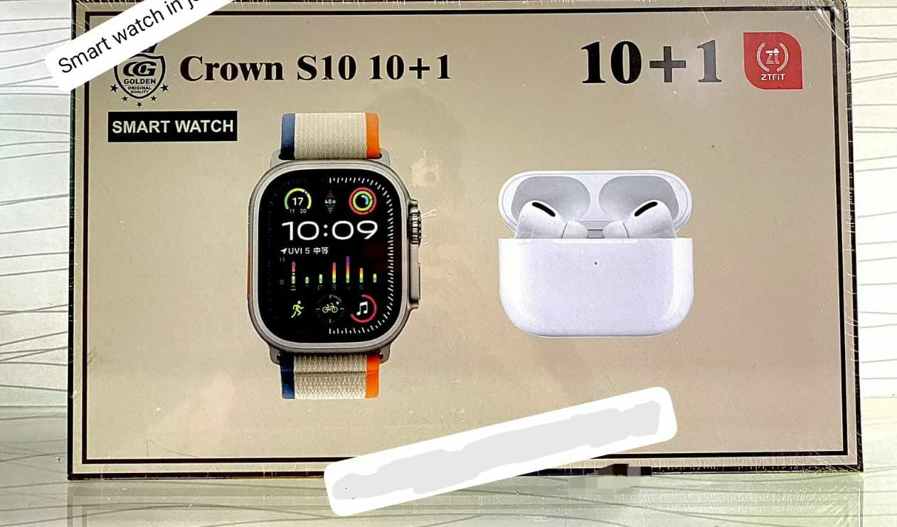 The Crown S10 10+1 Straps Smart Watch