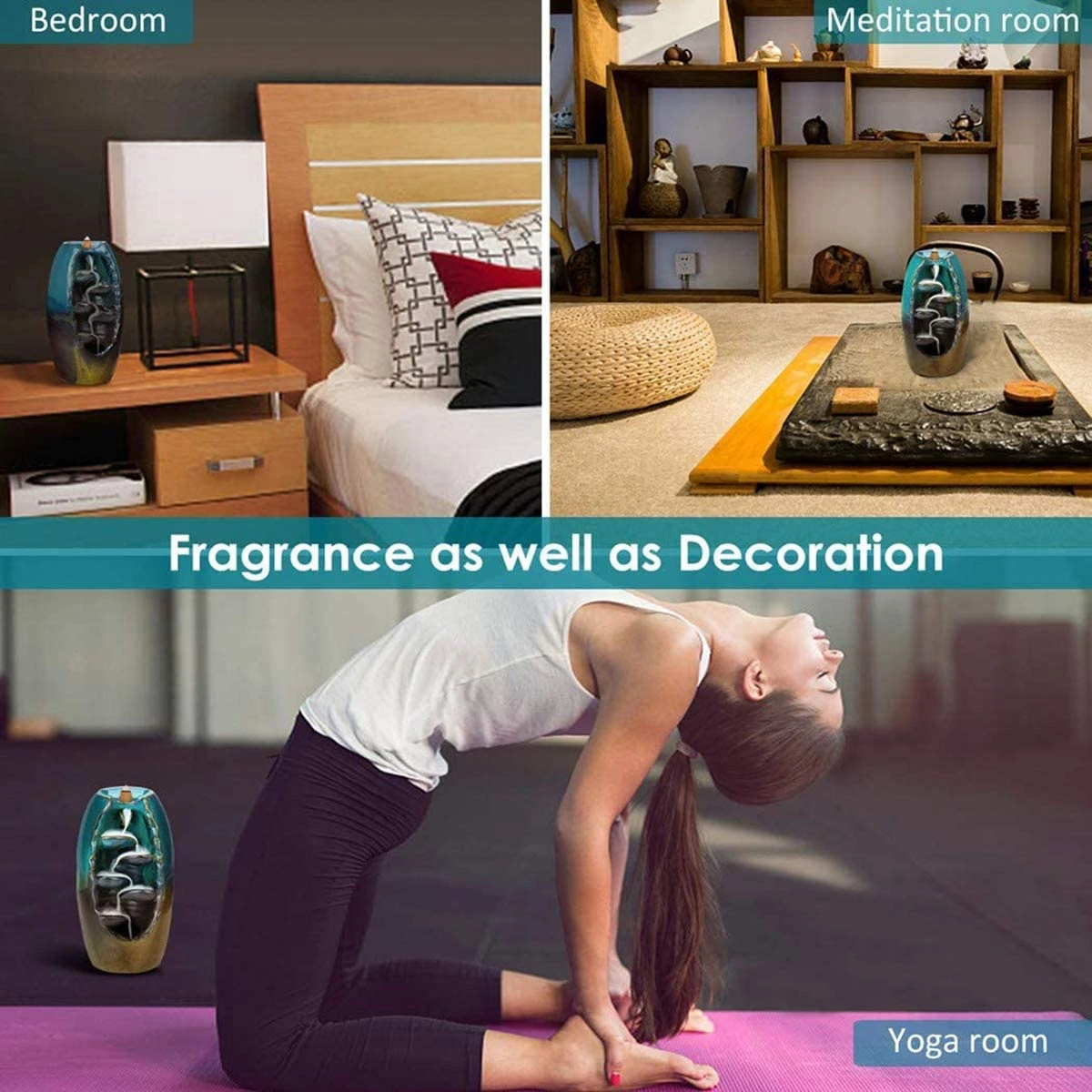 Waterfall Incense Burner