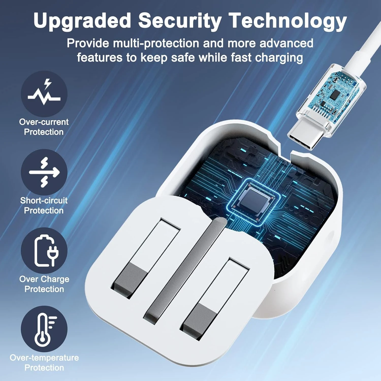 iPhone Fast Charger  20W USB C iPhone Charger Plug with 1M Fast Charging Cable