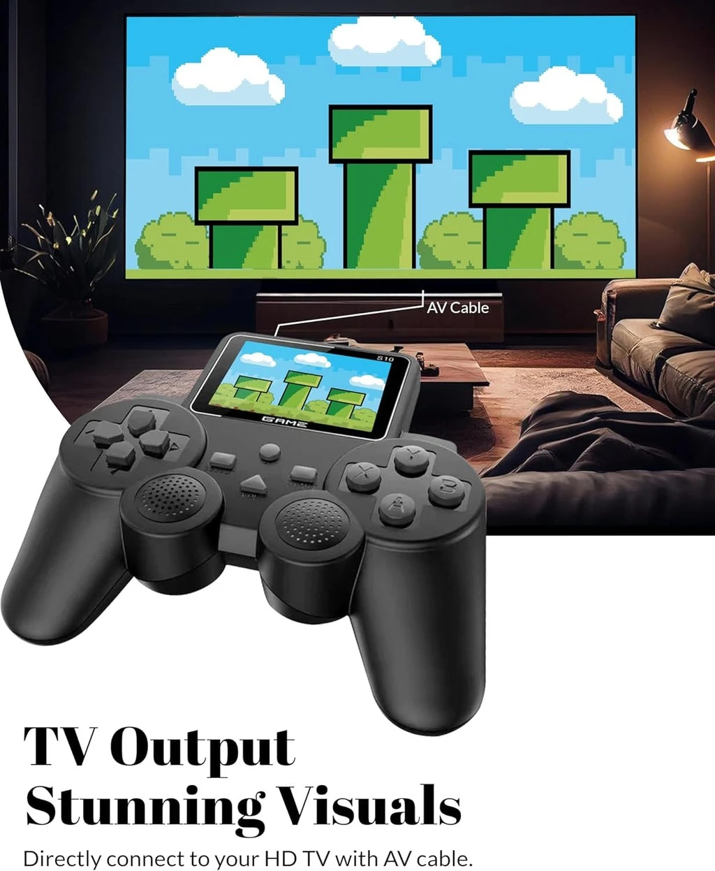 PlayingStation 520 in 1 Retro Games Handheld  Controller Console with Loads of