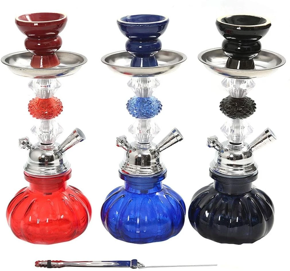 Small Hookah Set Portable Hookah with Accessories Mini Pumpkin Hookah Kit With