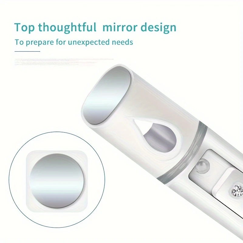 Portable Nano Mist Hydrator with Mirror USB Rechargeable Moisturizing Face Sp