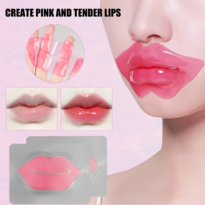 20pcs Collagen Crystal Lip Mask Moisturizes Dry Lips, Smooths Fine Lines, Deeply