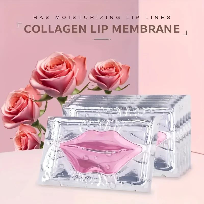 20pcs Collagen Crystal Lip Mask Moisturizes Dry Lips, Smooths Fine Lines, Deeply