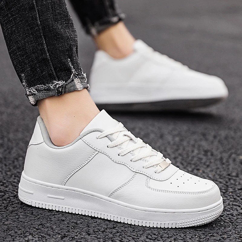 Fashion White Platform Men Casual Shoes