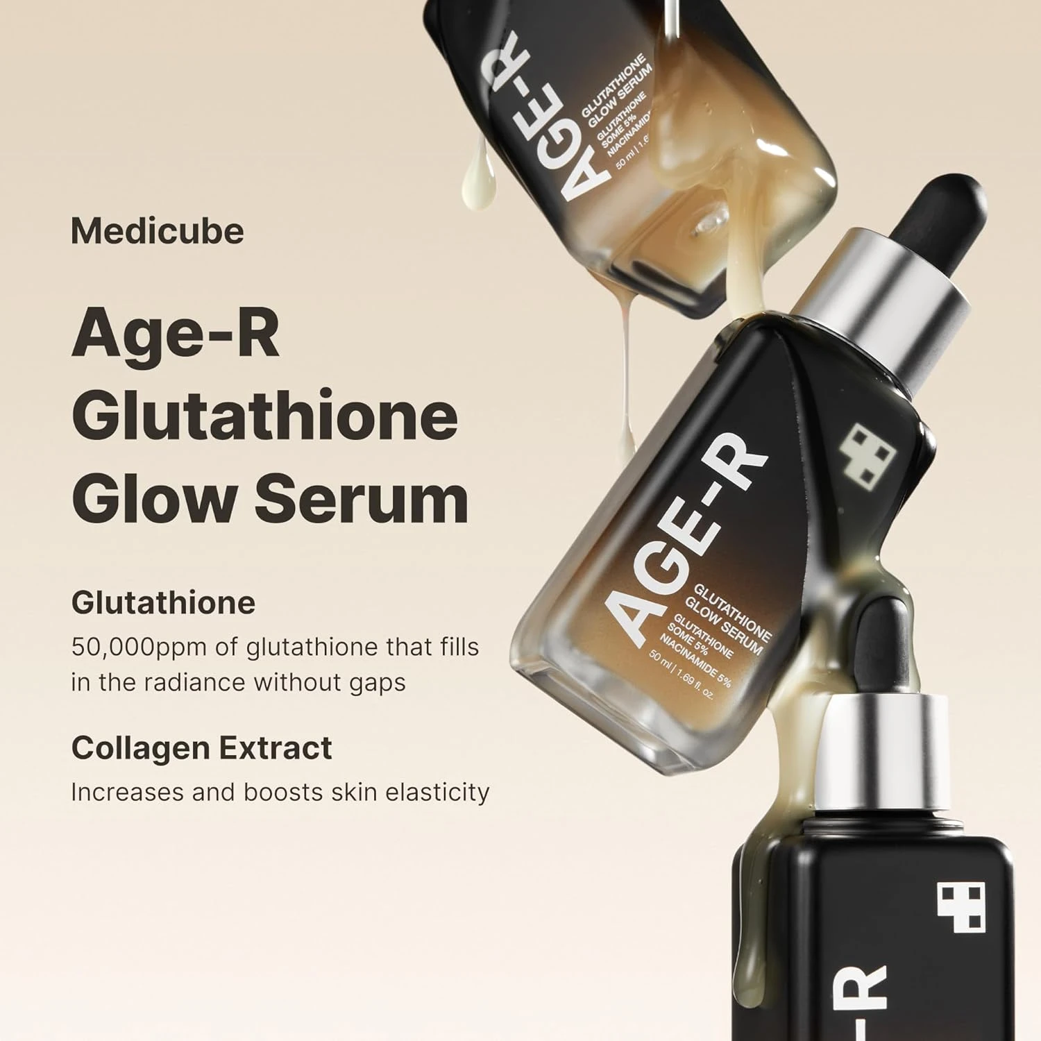 Medicube AGE-R Glutathione Glow Serum - Exclusive Pigmentation & Elasticity Seru