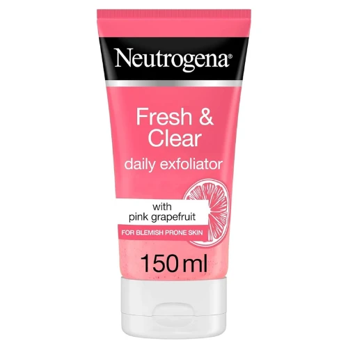 NEUtrogena, Fresh & Clear Daily Exfoliator, Pink Grapefruit & Vitamin C, Blemish