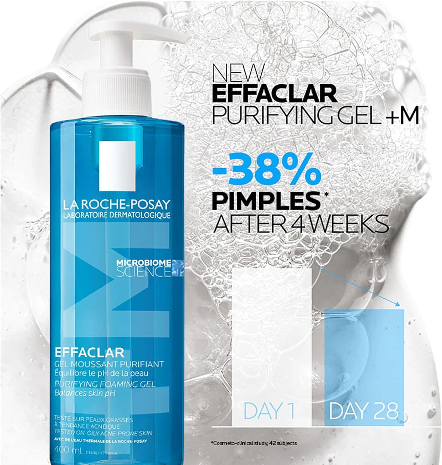 La Roche-Posay Effaclar Purifying Foaming Gel For Oily Sensitive Skin For Unisex
