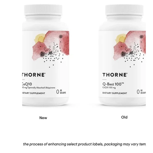 THORNE CoQ10 (formerly Q-Best 100) - 100mg Optimally Absorbed Ubiquinone - Glute