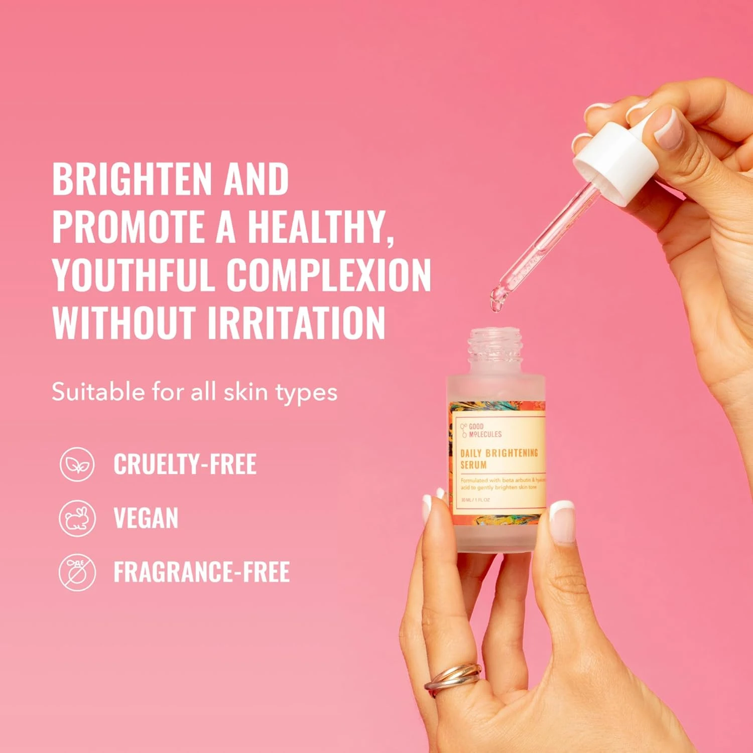 GOOD MOLECULES Daily Brightening Serum,1fl. oz