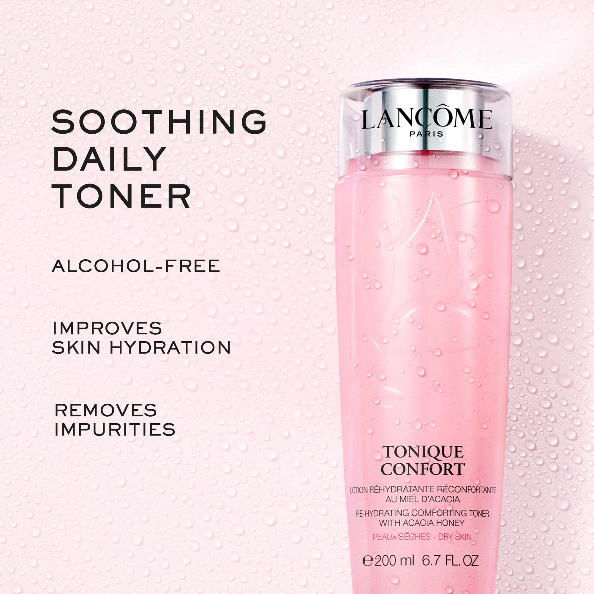 Lancôme Tonique Confort Hydrating Facial Toner with Hyaluronic Acid, Acacia Hone