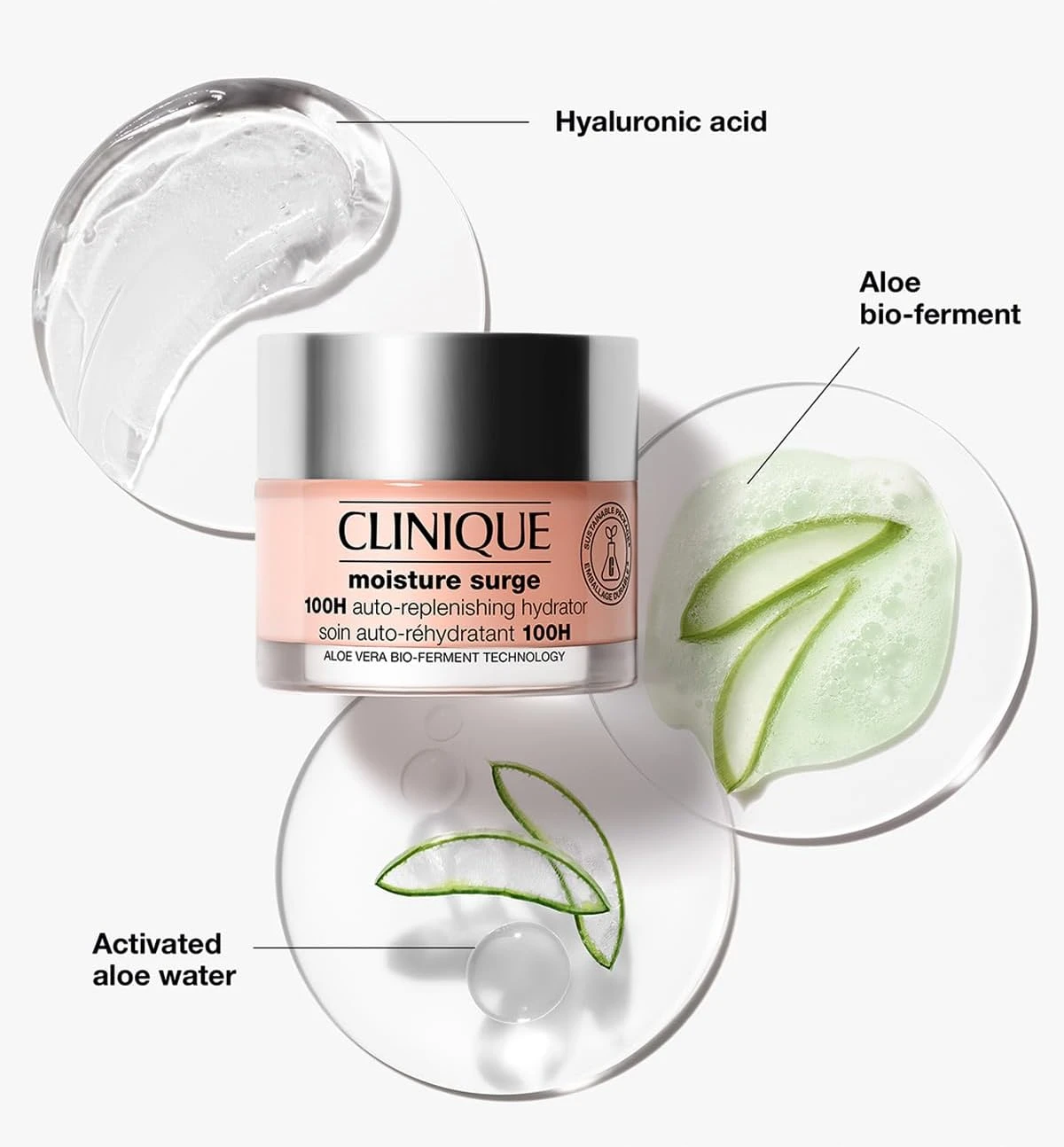 Clinique MOISTURE SURGE 100H auto-replenishing hydrator XXL 75 ml