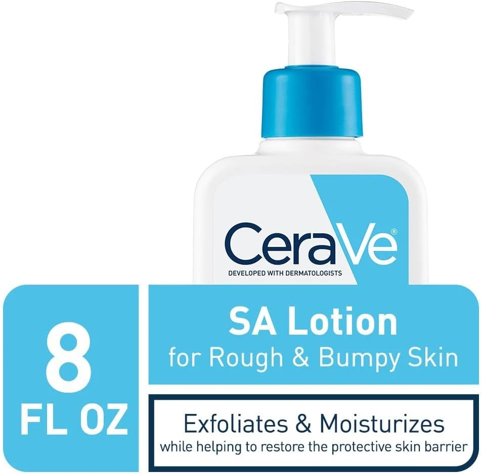 CeraVe SA Lotion for Rough & Bumpy Skin | Vitamin D, Hyaluronic Acid, Lactic Aci