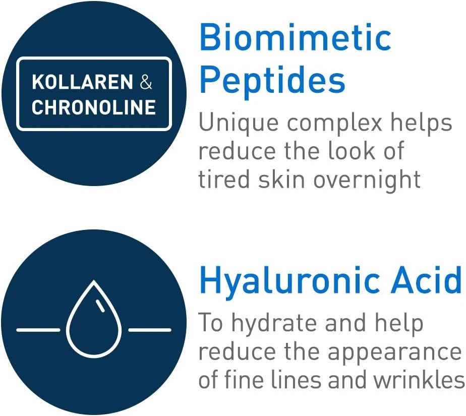 CeraVe Night Cream for Face | 2 Pack (1.7 Ounce Each) | Skin Renewing Night Crea