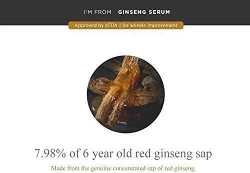 [I'M FROM] Ginseng Serum, 30ml, elasticity, anti-wrinkle, 7.98% ginseng extract