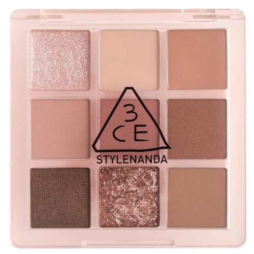 3CE Multi Eye Color Palette #SOME DEF with Eyeshadow Brushes 4ea