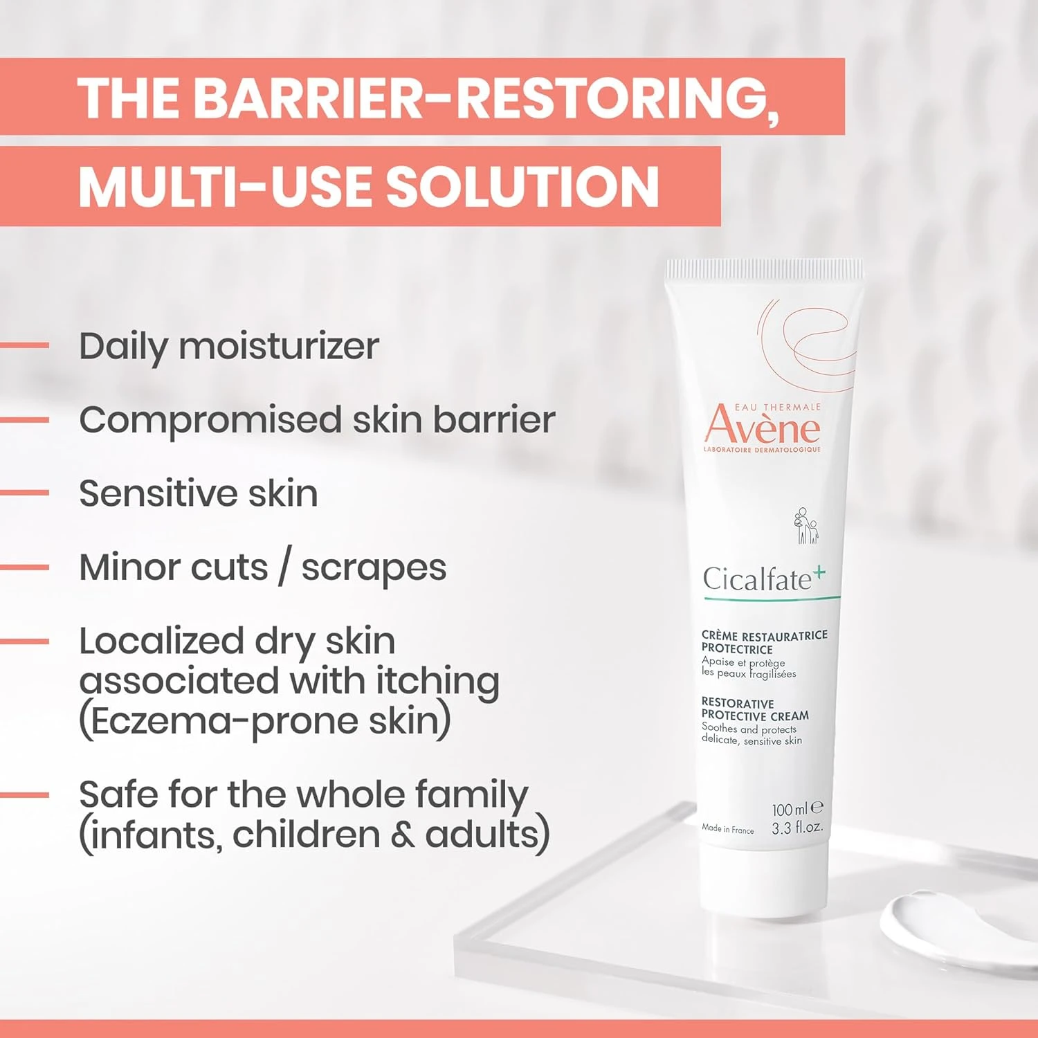 Avene Cicalfate Repair Cream (For Sensitive & Irritated Skin) 100ml