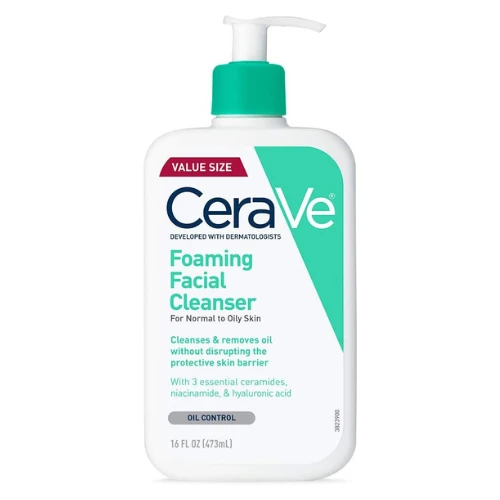 CeraVe CeraVe Foaming Facial Cleanser | Makeup Remover and Daily Face Wash for O