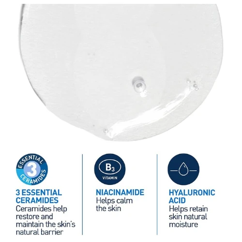 CeraVe Foaming Cleanser | Face and Body Wash for Normal to Oily Skin with Hyalur