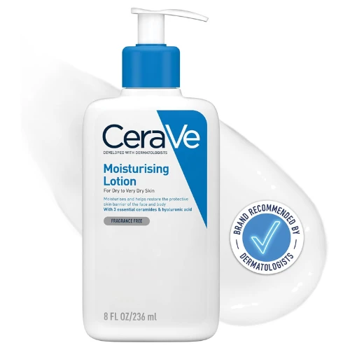 CeraVe Moisturizing Lotion | 24H Body and Face Moisturizer for Normal to Dry Ski