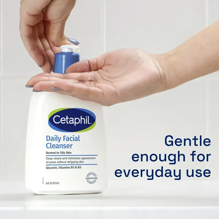 Cetaphil Daily Facial Cleanser, 8 fl oz (237 ml)