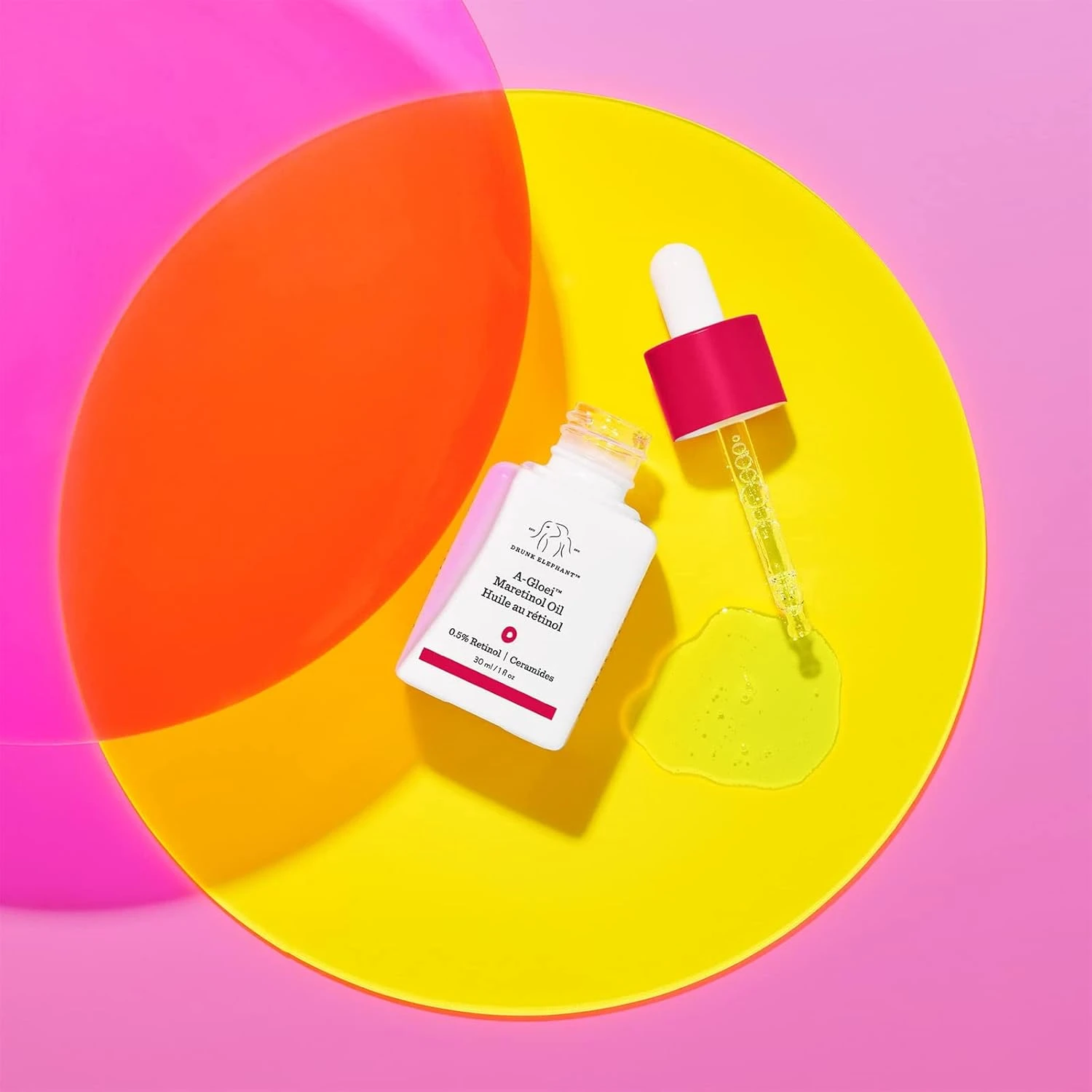 Drunk Elephant A-Gloei Virgin Marula Oil with Retinol. Anti-Wrinkle Treatment fo